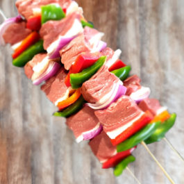 Brochettes de magret de canard