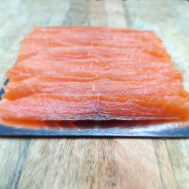 Saumon gravlax tranché