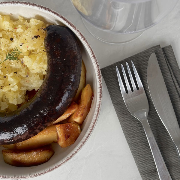 Boudin noir aux oignons